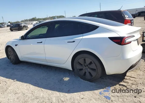 2025 Tesla Model 3 from USA, damaged, VIN 5YJ3E1EA6SF973507
